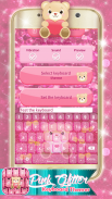 Pink Glitter Keyboard Themes screenshot 2