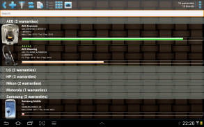 My Warranties Lite screenshot 2