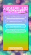 Color Rain Emoji Keyboard screenshot 0