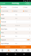 Motors.co.uk car search screenshot 1