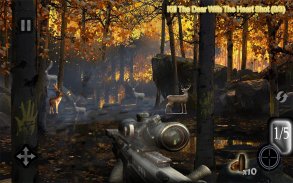 Sniper Animal Shooting 3D:Wild Animal Hunting Game screenshot 1