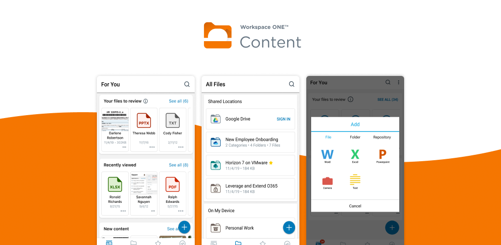 Content - Workspace One - Apk Download For Android | Aptoide