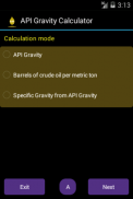 API Gravity Calculator Lite screenshot 0