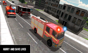 911 Rescue team Fire Truck Driver 2020 screenshot 4