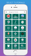 Learn All Management Tutorials Offline ⭐️ screenshot 0