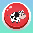 Cow Moo Sound Button Icon