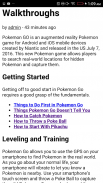 User Guides for Pokémon Go screenshot 0