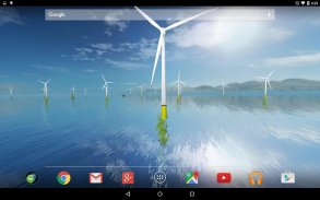 Coastal Wind Farm 3D Live Wallpaper screenshot 3