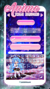 Anime Fille Clavier Thème screenshot 4