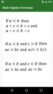 Algebra Formulas screenshot 2