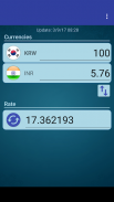 S Korea Won x Indian Rupee screenshot 1