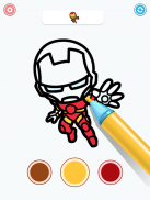 Coloring Paint: ASMR Superhero screenshot 7