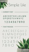 Simple Life Font for FlipFont,Cool Fonts Text Free screenshot 1