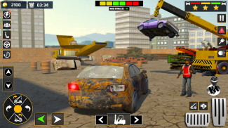 Car Crusher Excavator Games 3d screenshot 0