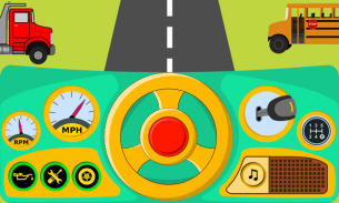 Car Driving Simulator (Car sound game for babies) screenshot 0