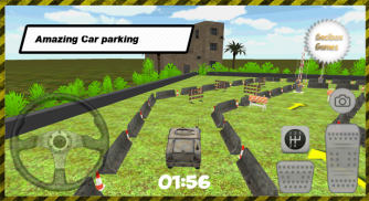 3D Askeri Araç Park Etme Oyunu screenshot 0