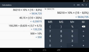 Calculadora screenshot 3