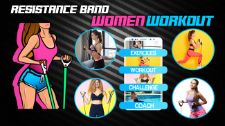 Resistance Band Workout For Wo screenshot 0