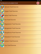 Minerals & Antioxidants Foods screenshot 8