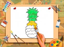 Pintura de colorir frutas para screenshot 5