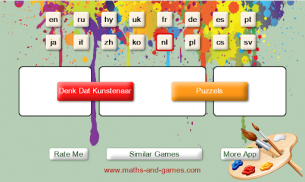Kunst Puzzel:Denk dat de Kunstenaar screenshot 3