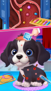 Puppy bubble bath care game screenshot 1