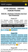 KUHP Lengkap Offline - Kitab Hukum Pidana screenshot 5