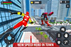 Light Speed Robot Hero: Vice Crime City Gangster screenshot 14