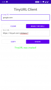 TinyURL Client for Android screenshot 0