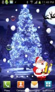 Santa Christmas Snowfall Live screenshot 0