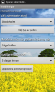 Pollenvarning för allergier SE screenshot 3