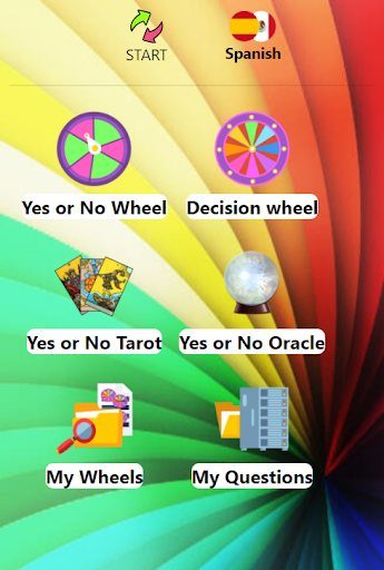 About: YES or NO wheel - spin to decide (Google Play version)