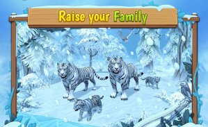 White Tiger Family Sim: Animal Simulator en línea screenshot 0