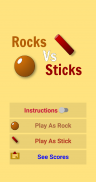 Rocks Vs Sticks screenshot 0