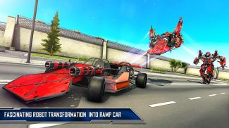 Ramp Car Robot Transforming Game: Robot Car Games screenshot 4