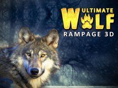 Ultimate Wolf Rampage 3d-La Venganza del Lobo Sim screenshot 5