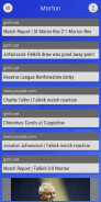 SFN - Unofficial Greenock Morton Football News screenshot 0