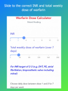 Warfarin Dose Calculator screenshot 10