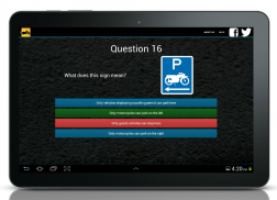 Motorcycle Licence Test screenshot 0