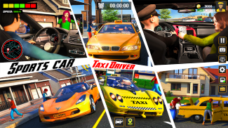 City Cab Driver Car Taxi Games screenshot 7