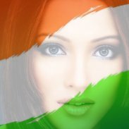 India Flag Photo DP Letter Art screenshot 11
