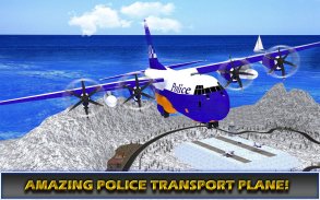 US Police Airplane Cop Dog Transporter Kids Games screenshot 13