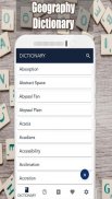 Geography Dictionary screenshot 1