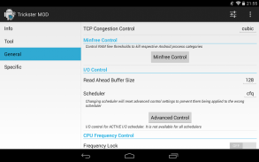 Trickster MOD Kernel Settings screenshot 0