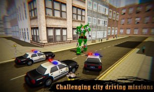 Real Robot Transformation Garbage Truck Driving 3D screenshot 3