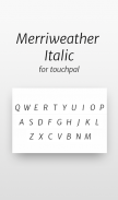 Merriweather Sans Italic Font screenshot 4
