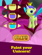 Saya sedikit dasbor unicorn 3D screenshot 5