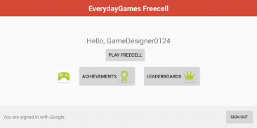 FreeCell with Leaderboards screenshot 9