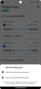 Cartes d'embarquements : Flight Manager screenshot 2