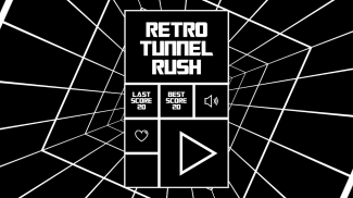 Retro Tunnel Rush screenshot 0